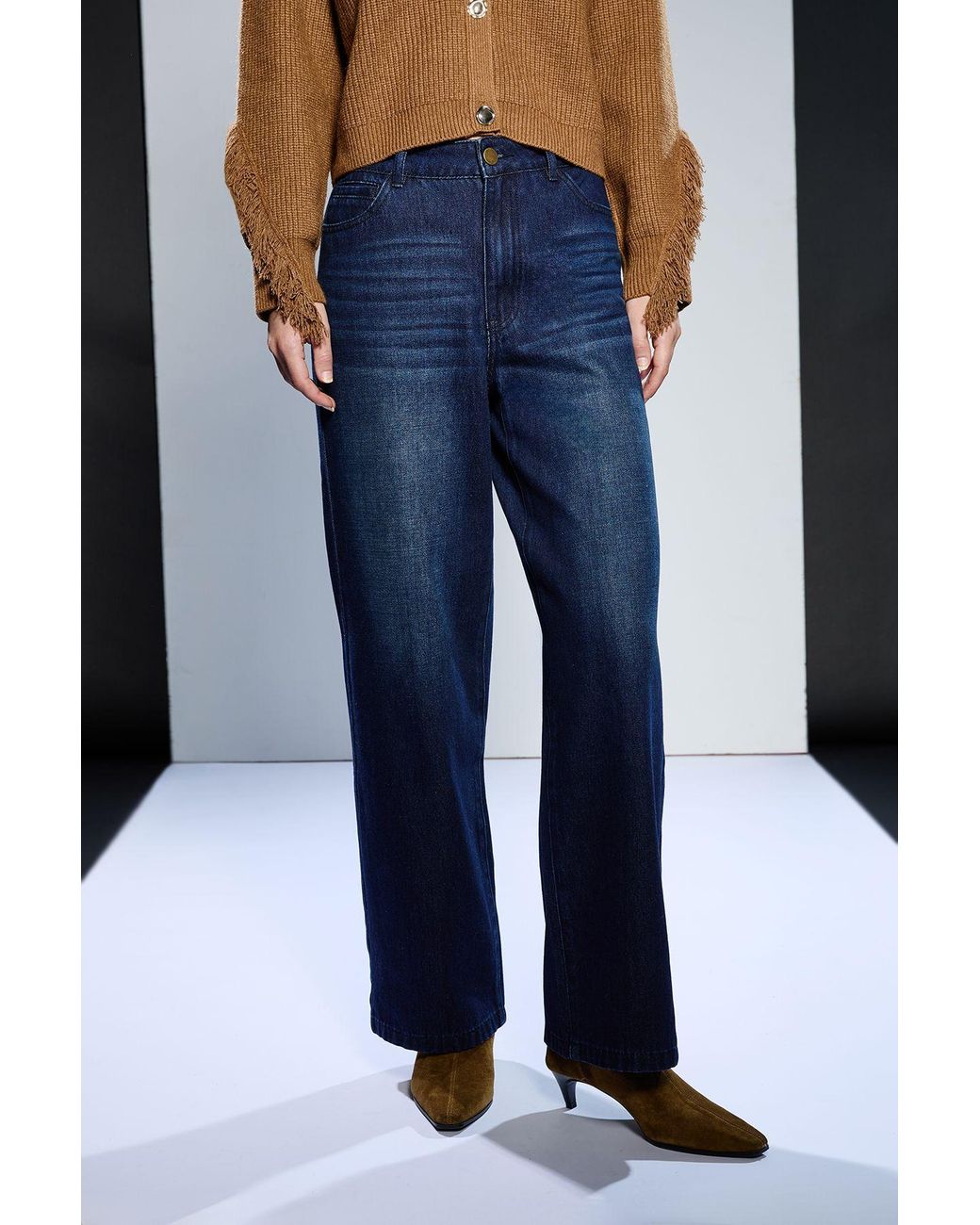 Runway Black 1.8.1.8 Mid Wash Denim Jean