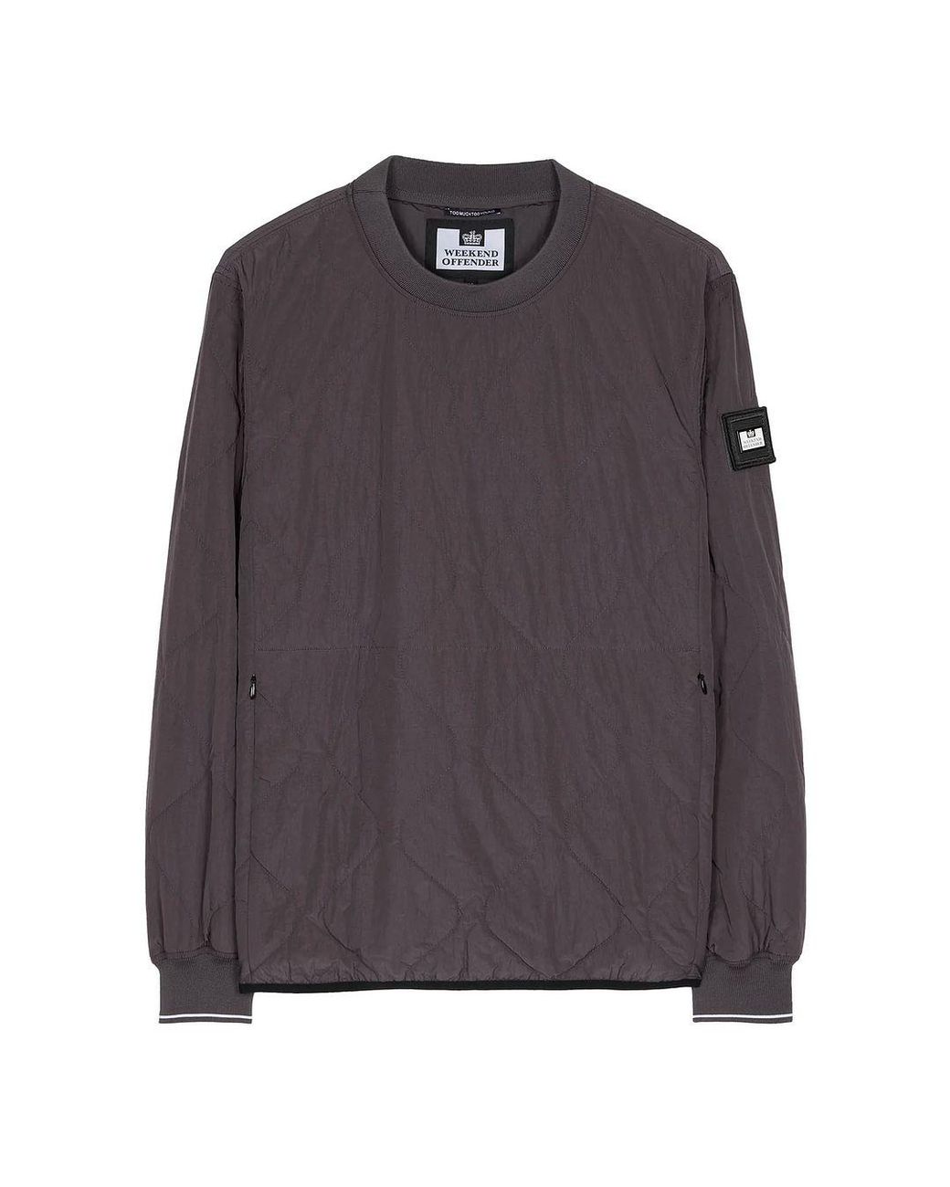 Weekend Offender Gray Phoenix Anthracite Sweater for men