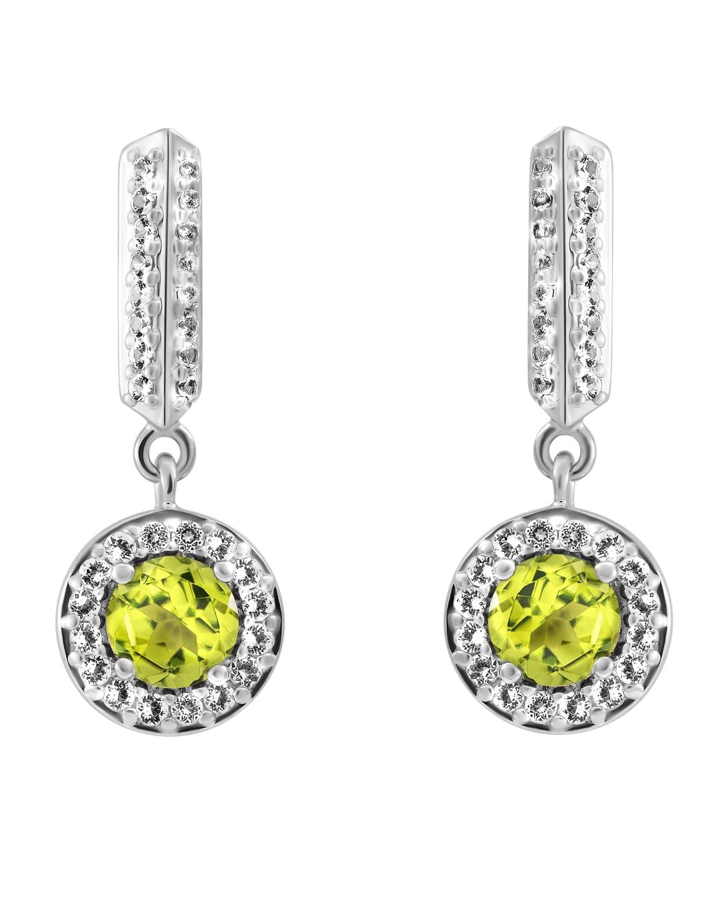 Orphelia Metallic 'Bristol' 925 Sterling Drop Earrings