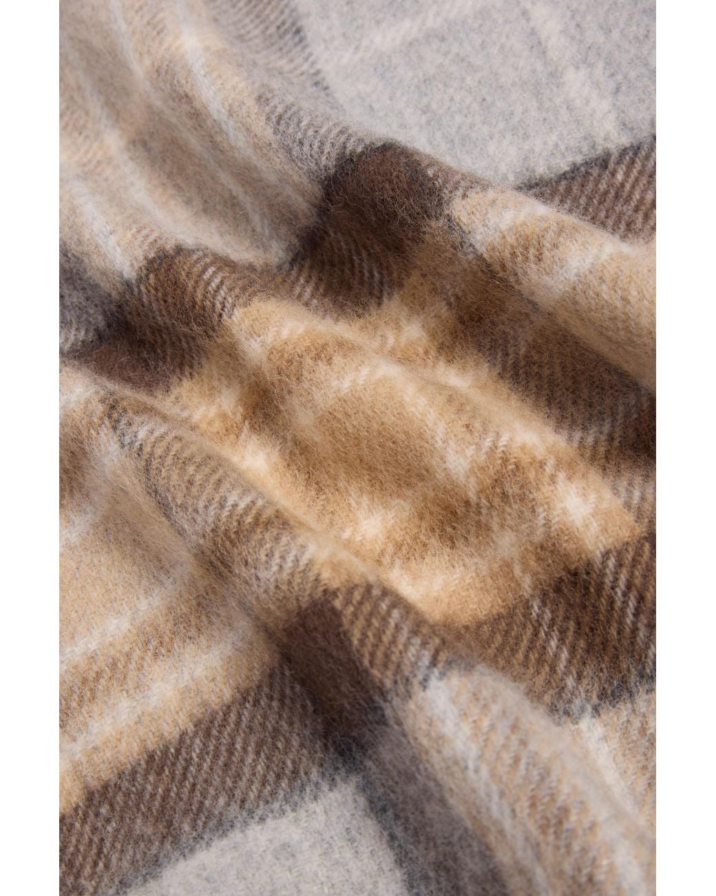 Alexandre Silver Label Natural Merino Wool Scarf for men