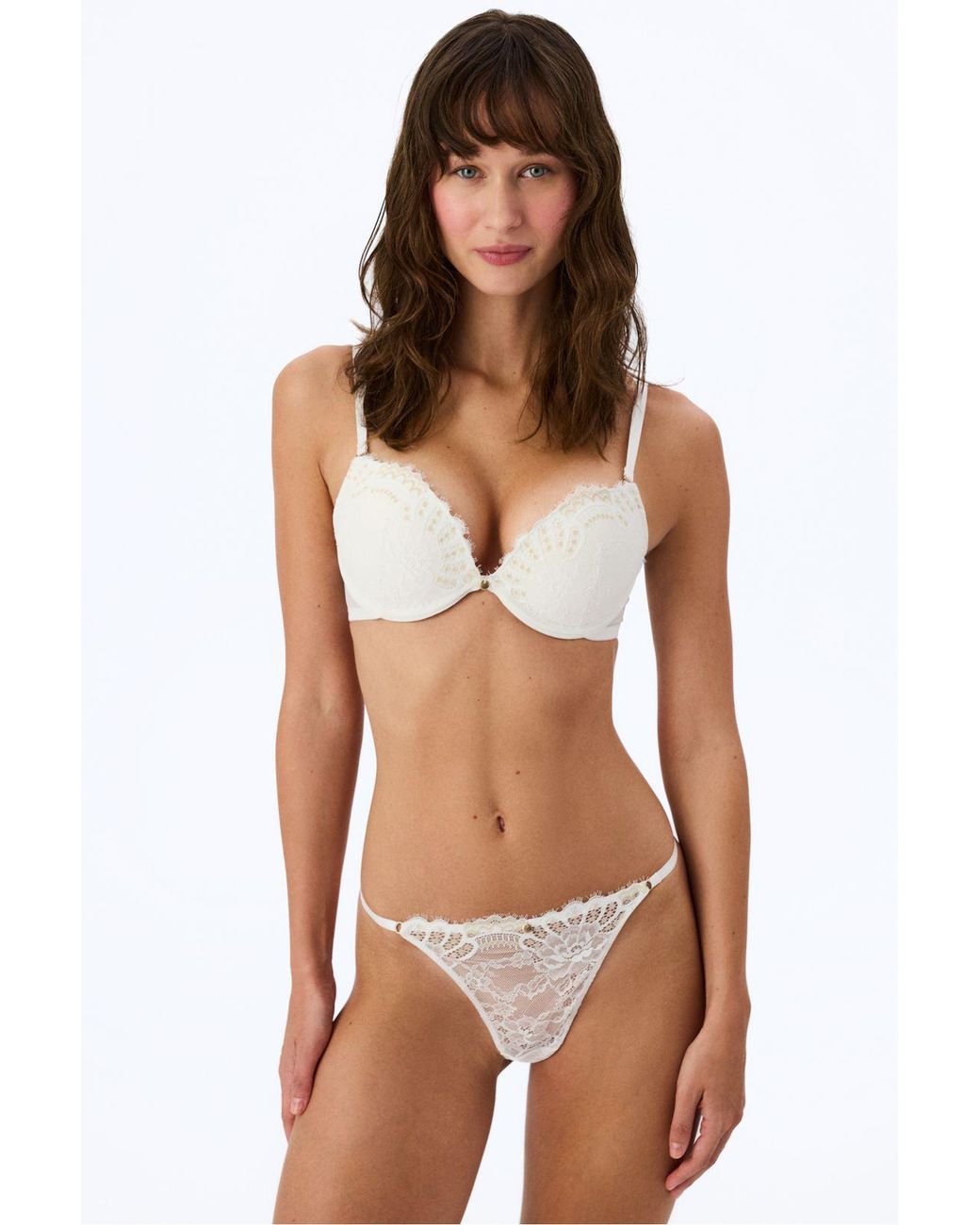 Penti White Broken Super Push Up Bra