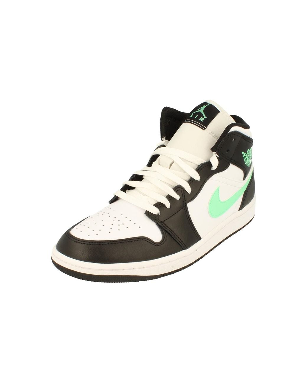 Nike Black Air Jordan 1 Mid Trainers Dq8426 Sneakers Shoes for men