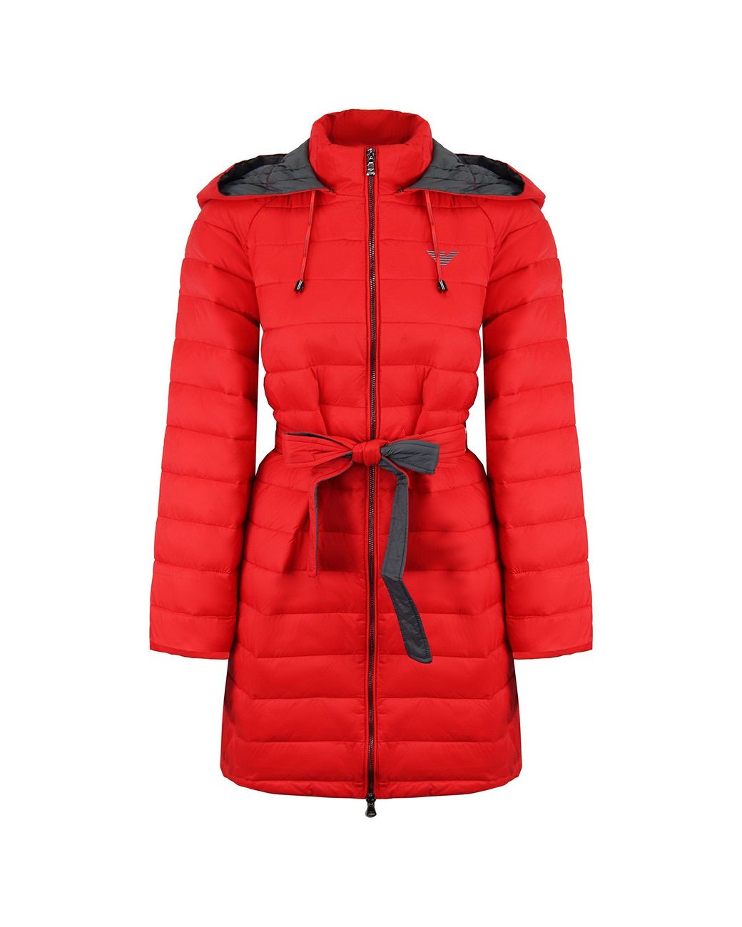 Emporio Armani Red Long Coat for men