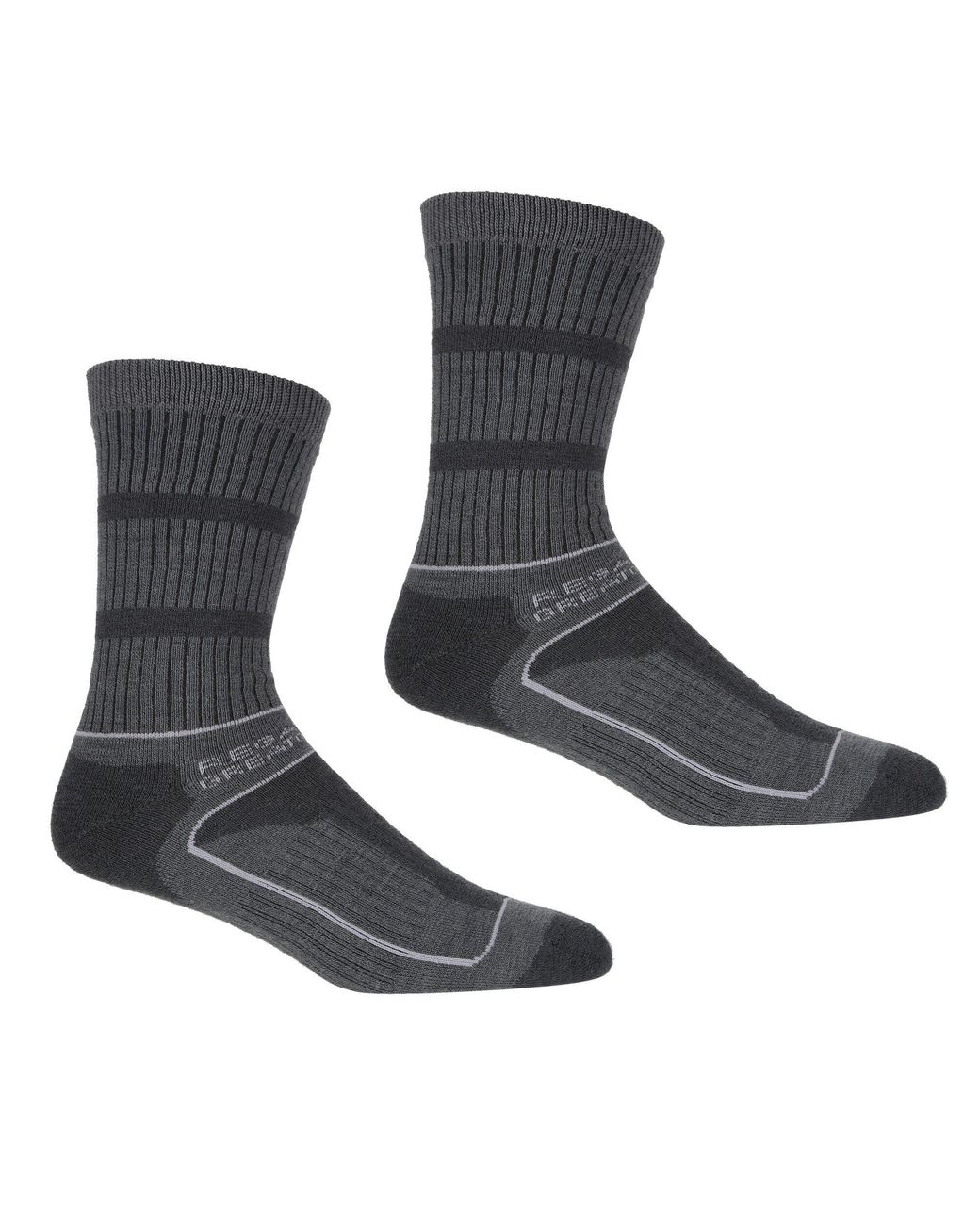 Regatta Gray Ladies Samaris 3 Season Boot Socks (Briar/Light Steel)