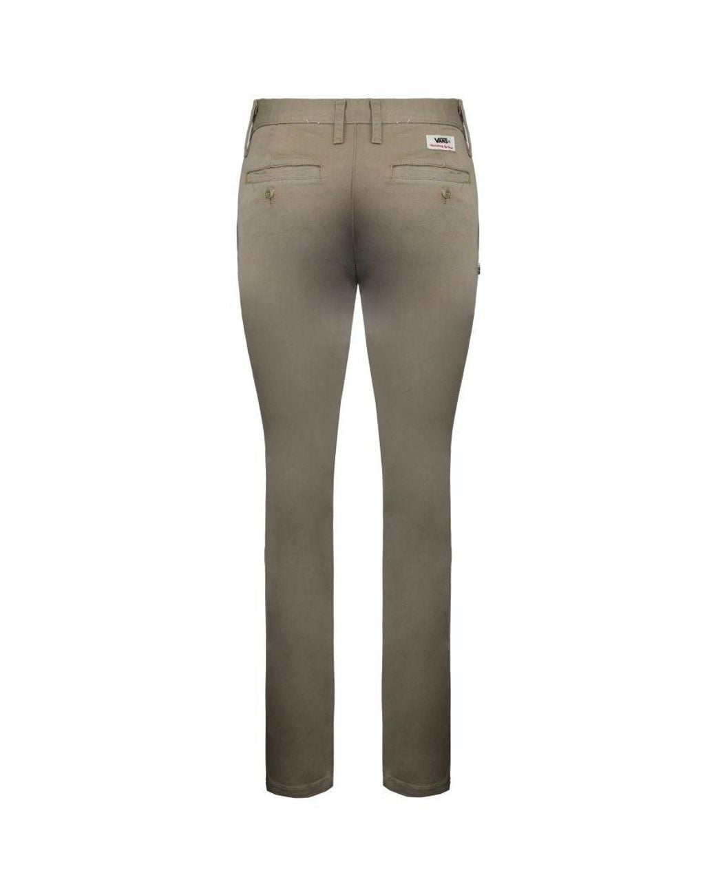 Vans Gray Off The Wall Regular Fit Trousers Cotton for men