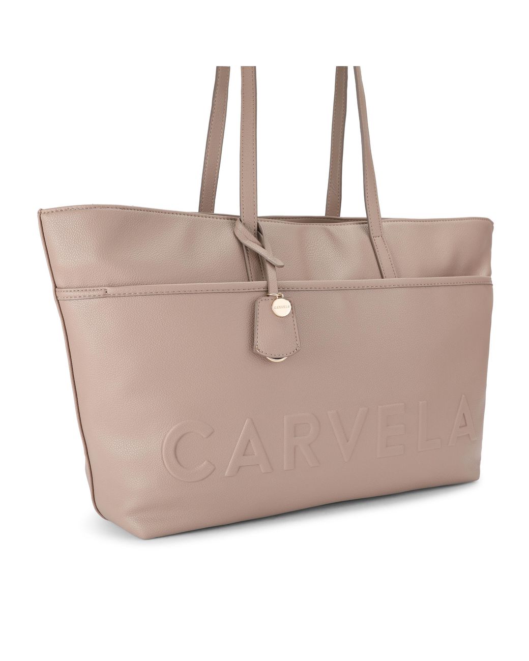Carvela Kurt Geiger Natural Frame Pocket Wing Tote Bag