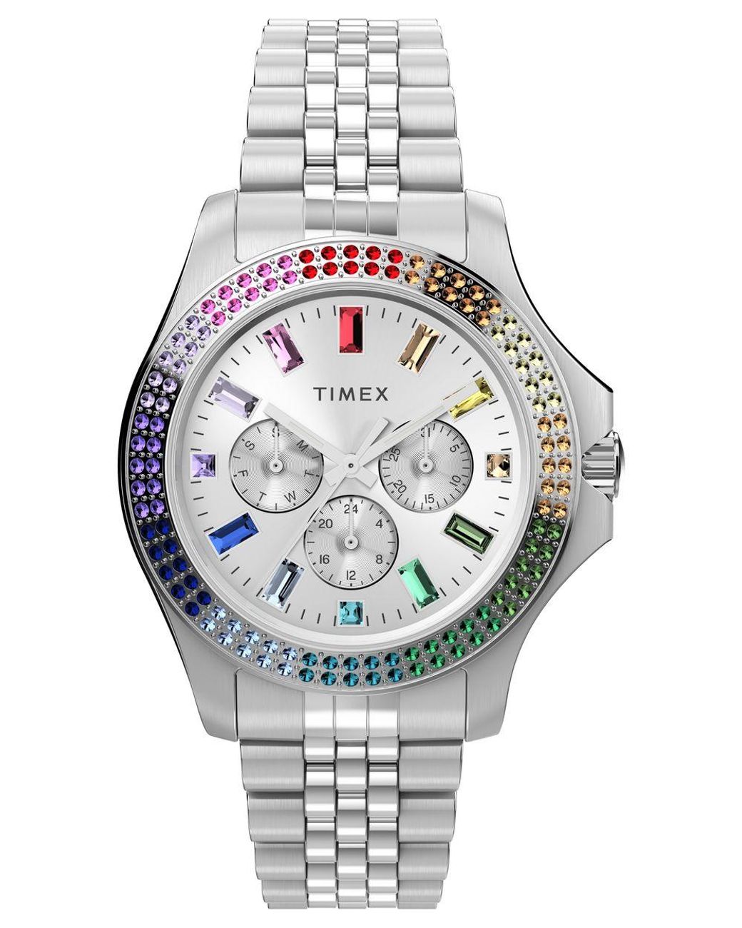 Timex Metallic Kaia Watch Tw2W33000 Stainless Steel (Archived)