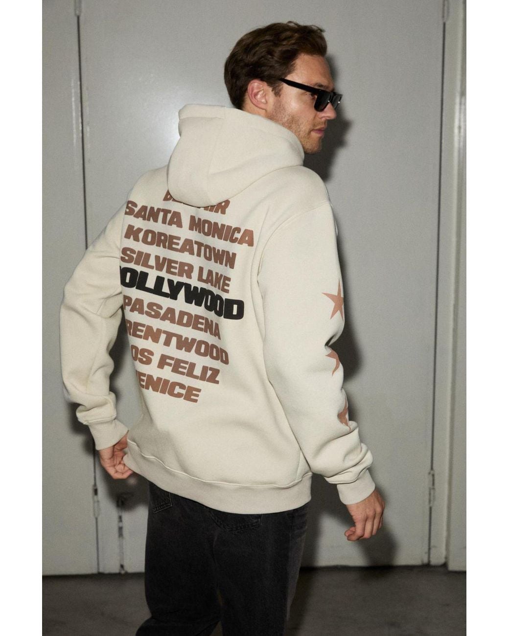 Grimelange Natural Regular Fit Pullover Sweatshirt for men