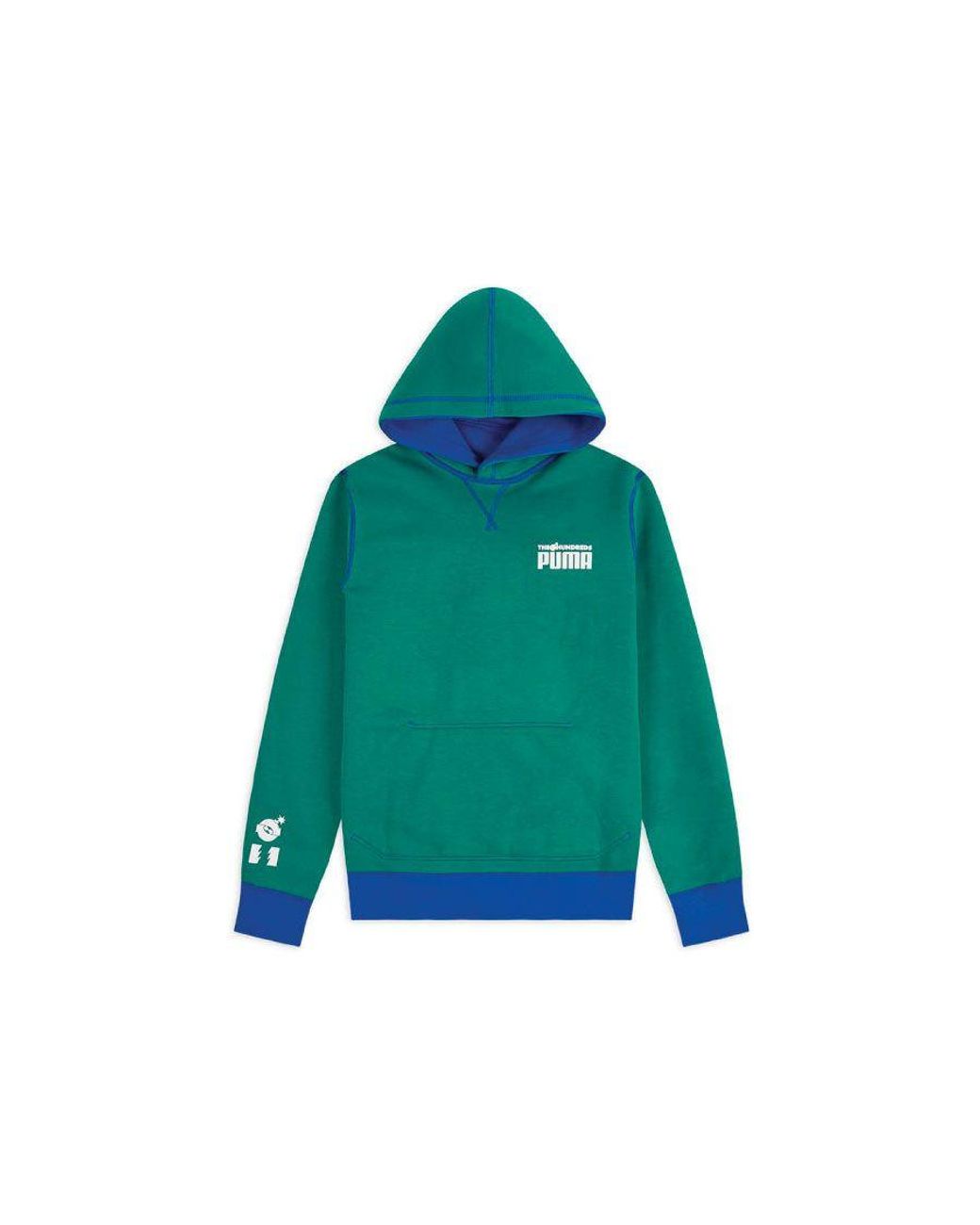 PUMA Blue X The Hundreds Reversible Long Sleeve Hoodie 598311 89 for men