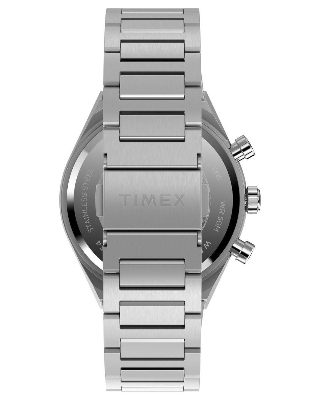Timex Metallic Q Continental Watch Tw2Y55800 Stainless Steel for men