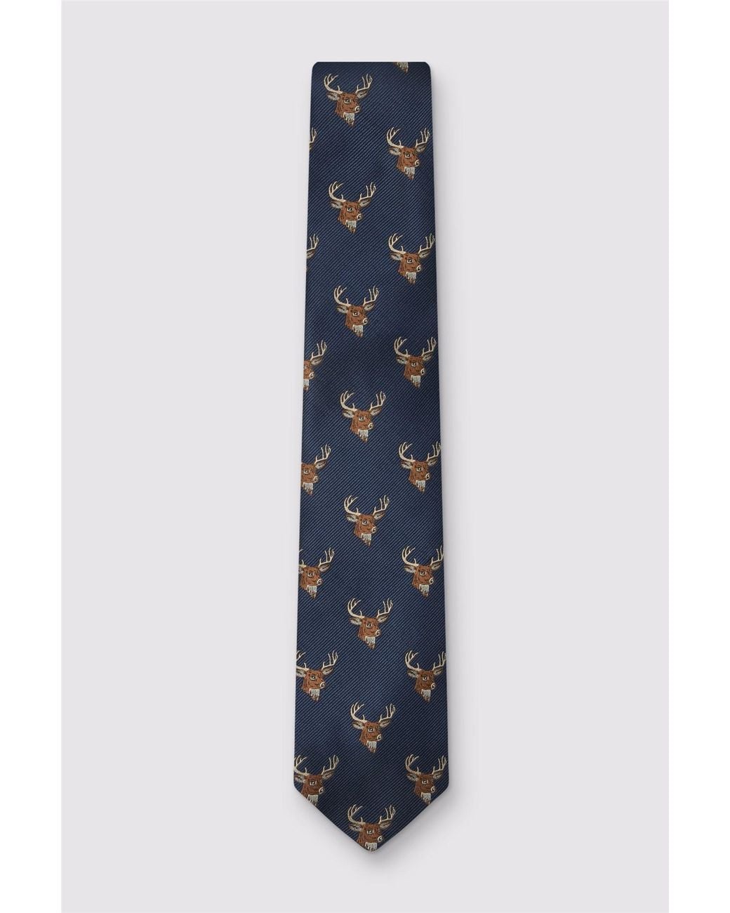 Antique Rogue Blue Patterned Tie for men