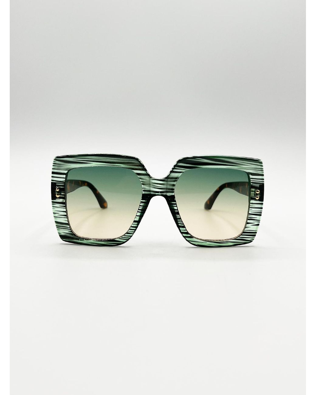 SVNX Green Oversized Square Frame