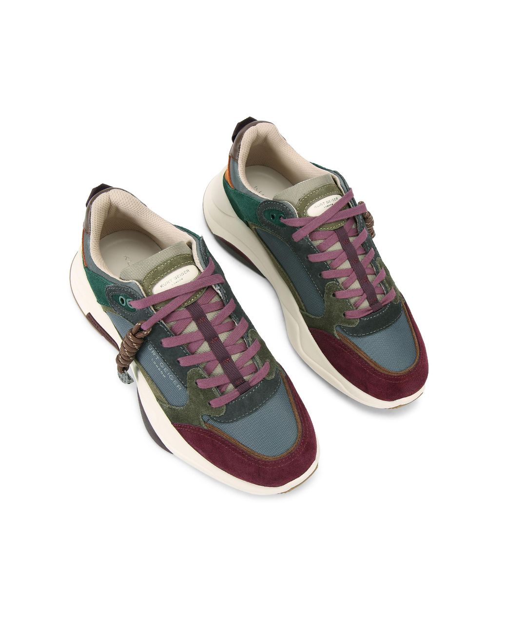 Kurt Geiger Blue Leather Royston Sneaker Sneakers for men