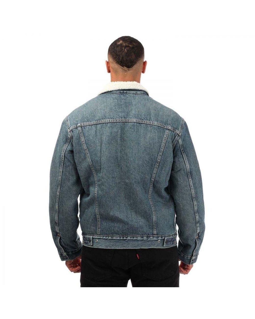Levi's Blue Levi's Type Iii Sherpa Trucker Jacket for men