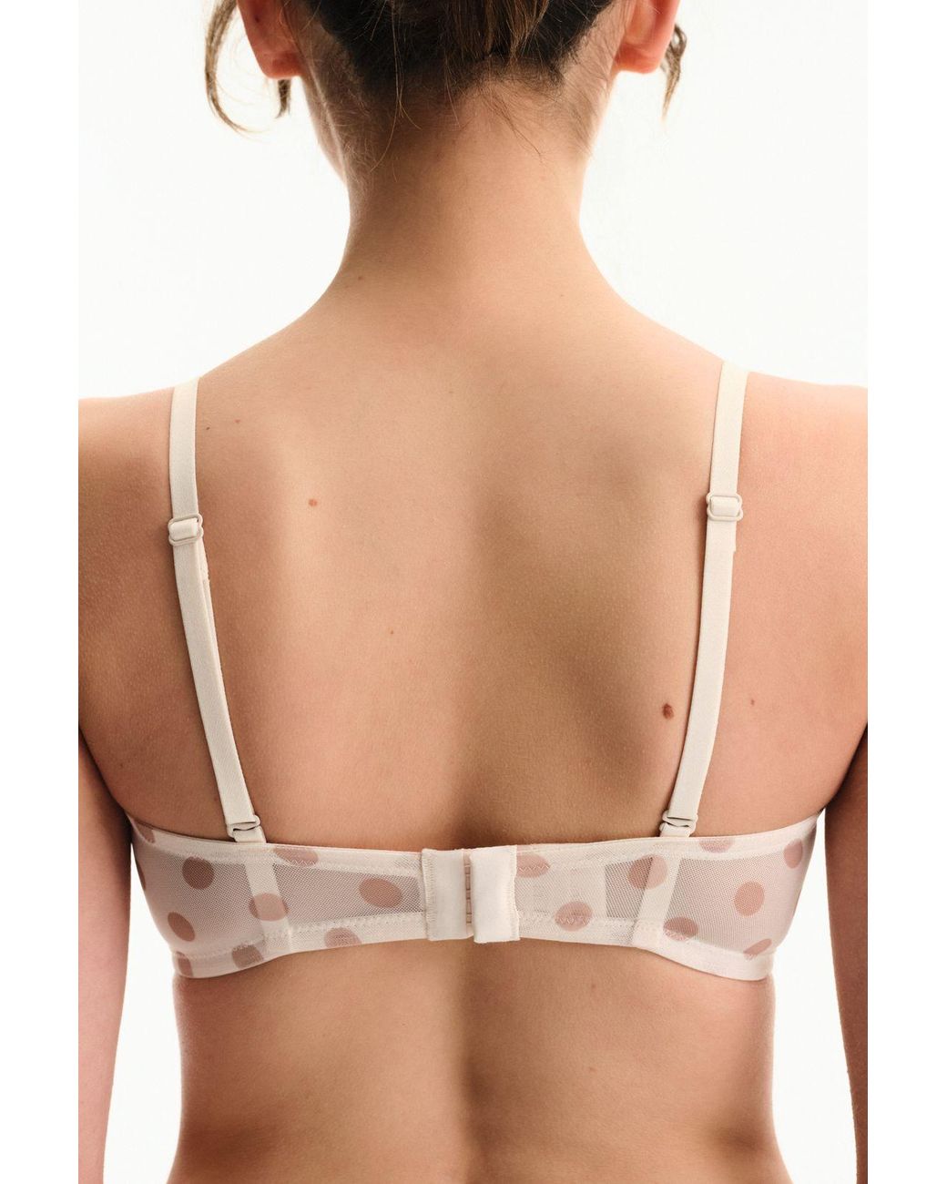 Penti White Polka Dot Underwire Bra