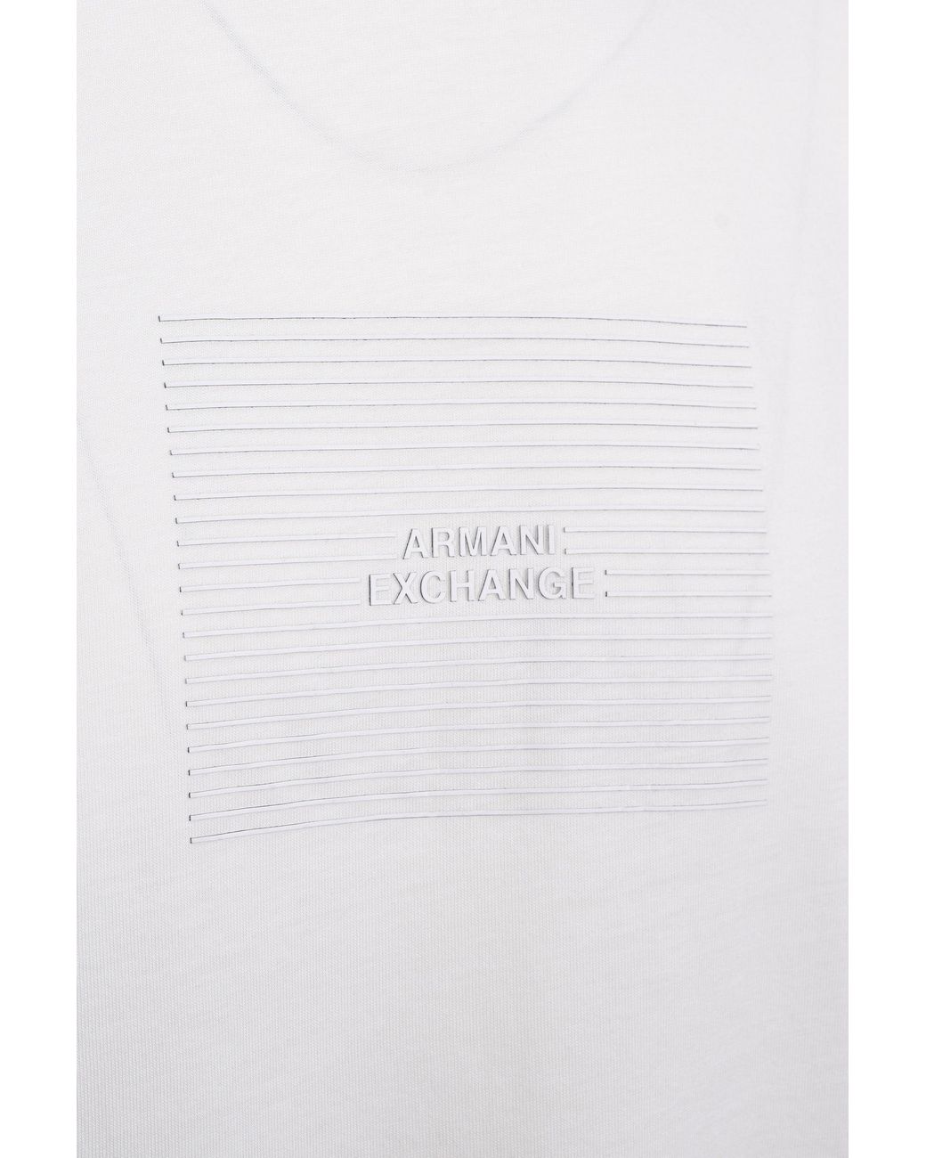 ARMANI EXCHANGE White T-Shirt Off Cotton for men
