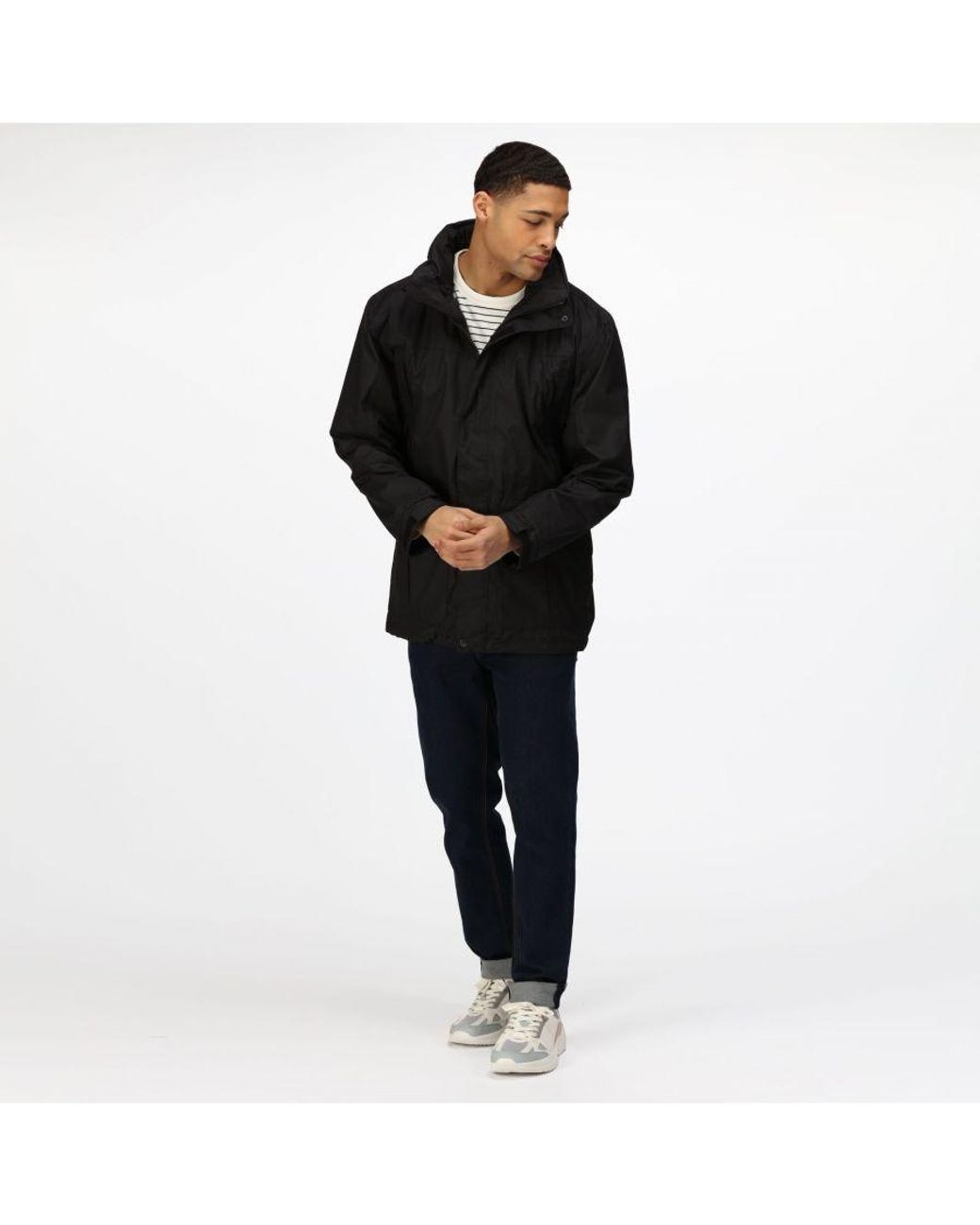 Regatta Blue Vertex Iii Waterproof Breathable Jacket for men