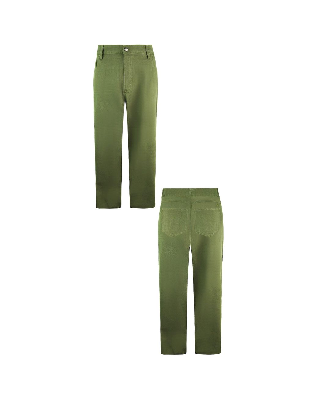 Fila Green Straight Trousers for men
