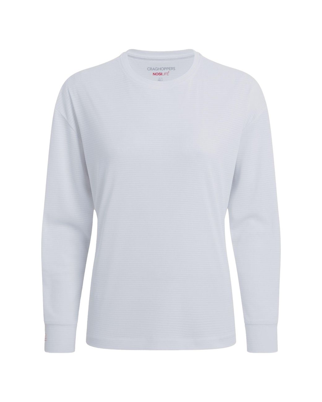 Craghoppers White Ladies Nosilife Long-Sleeved T-Shirt