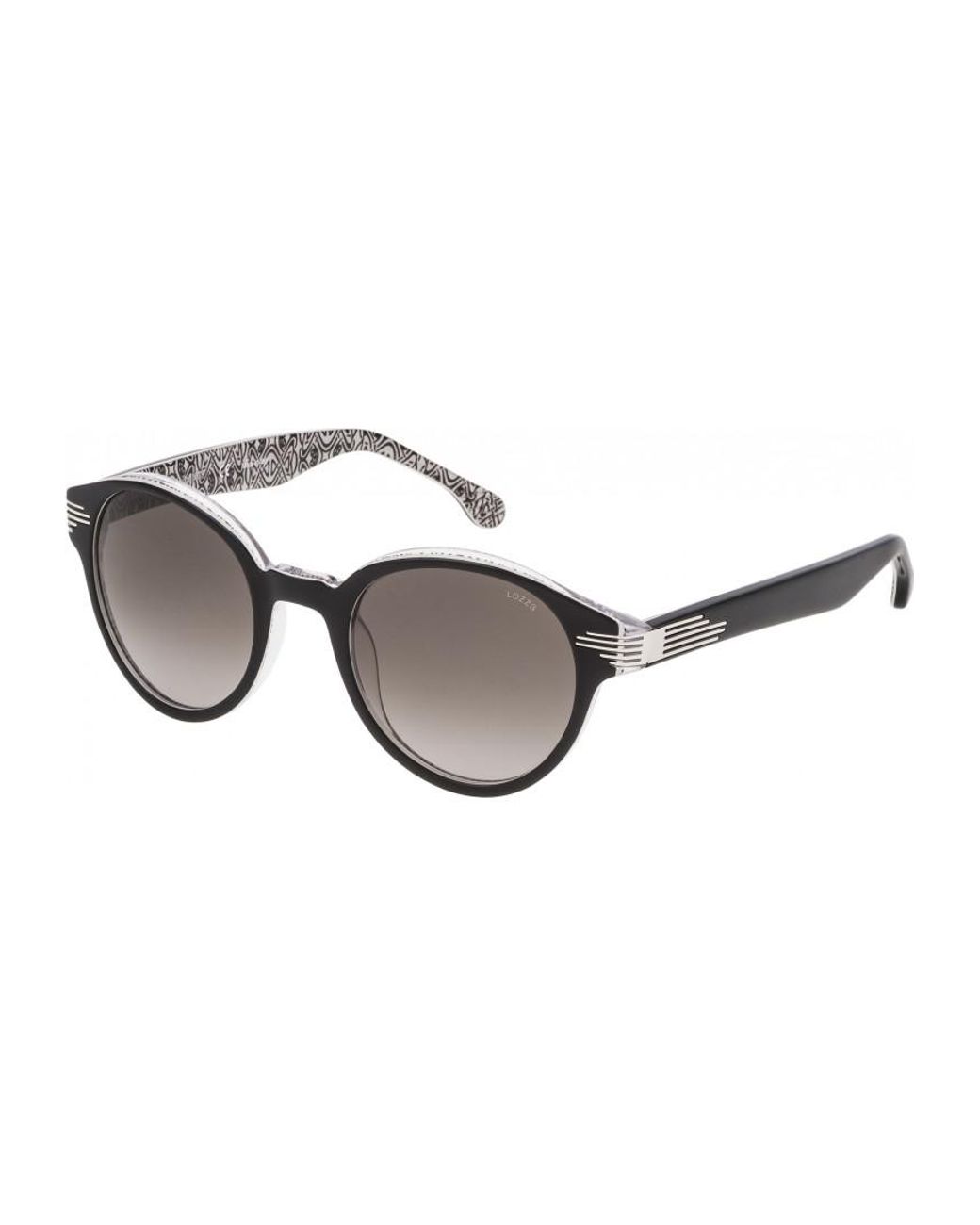 Lozza Black Sl4073M490Apa 49 Sunglasses