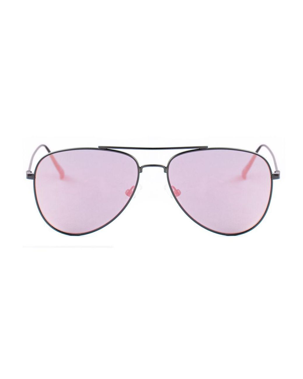 Guess Metallic Black Metal Sunglasses