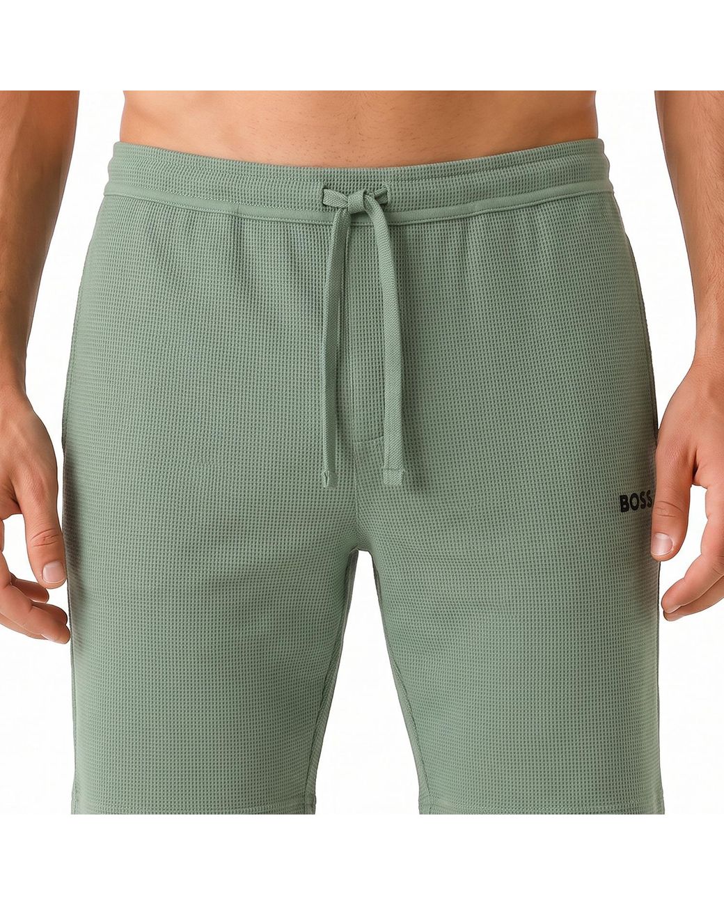 Boss Green Cotton Sports Shorts 50535884 for men