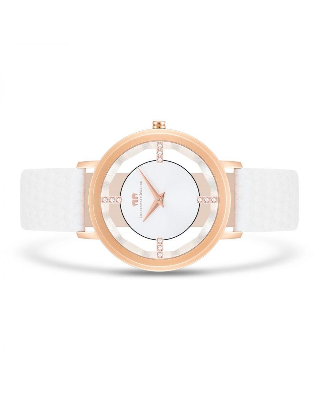 Rhodenwald & Söhne White Stainless Steel Watch 36,0Mm