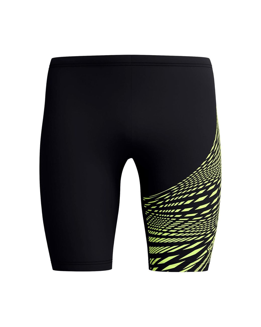 Speedo Black Medley Wave Pattern Jammer Shorts /Hyper) for men