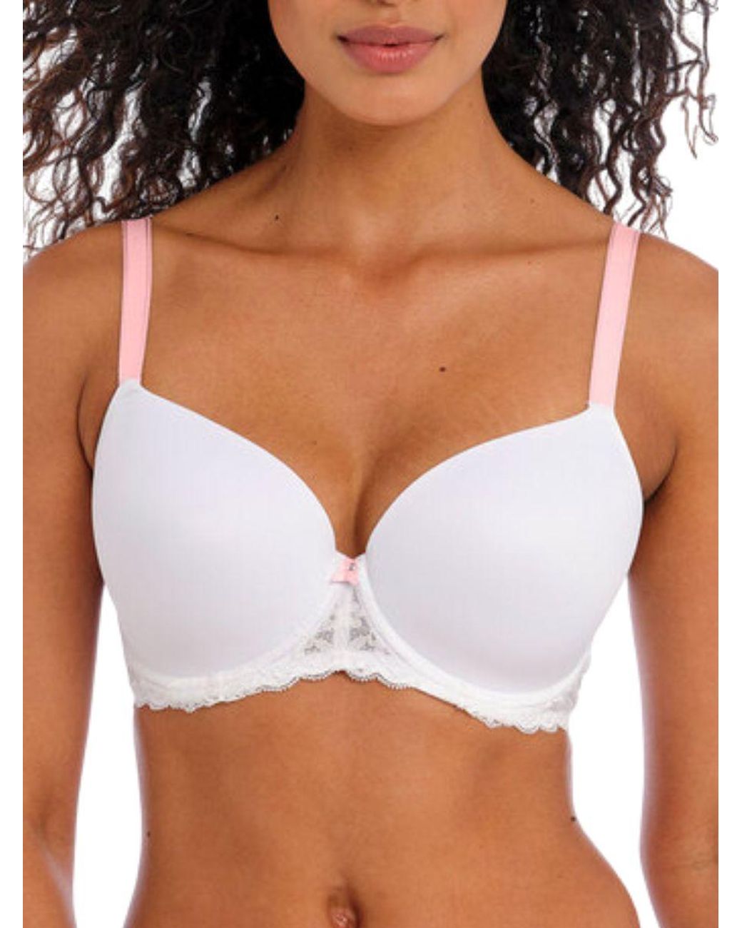 Freya White Offbeat Moulded Demi T-Shirt Bra