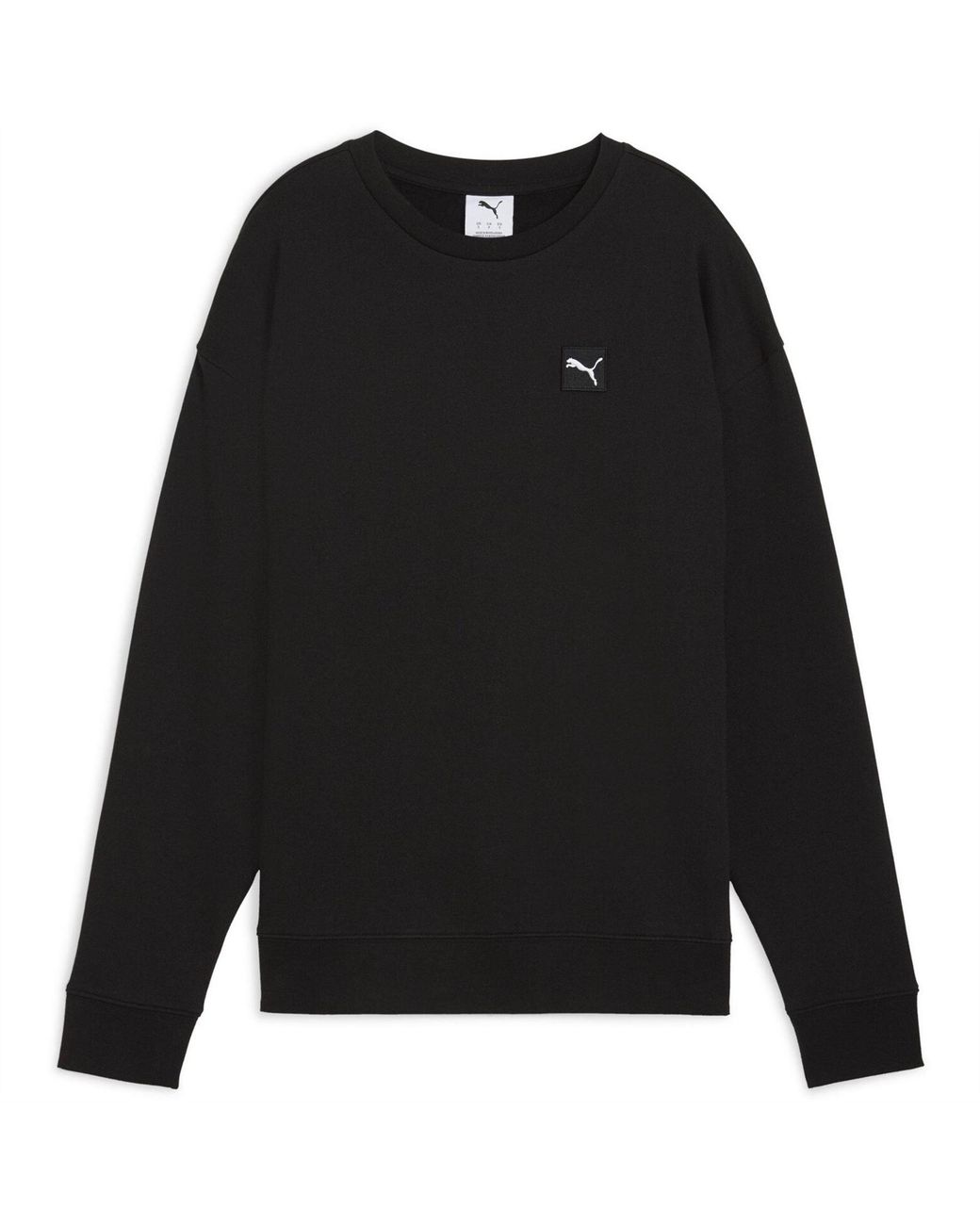 PUMA Black Elevated Comfort Crew Sweatshirt