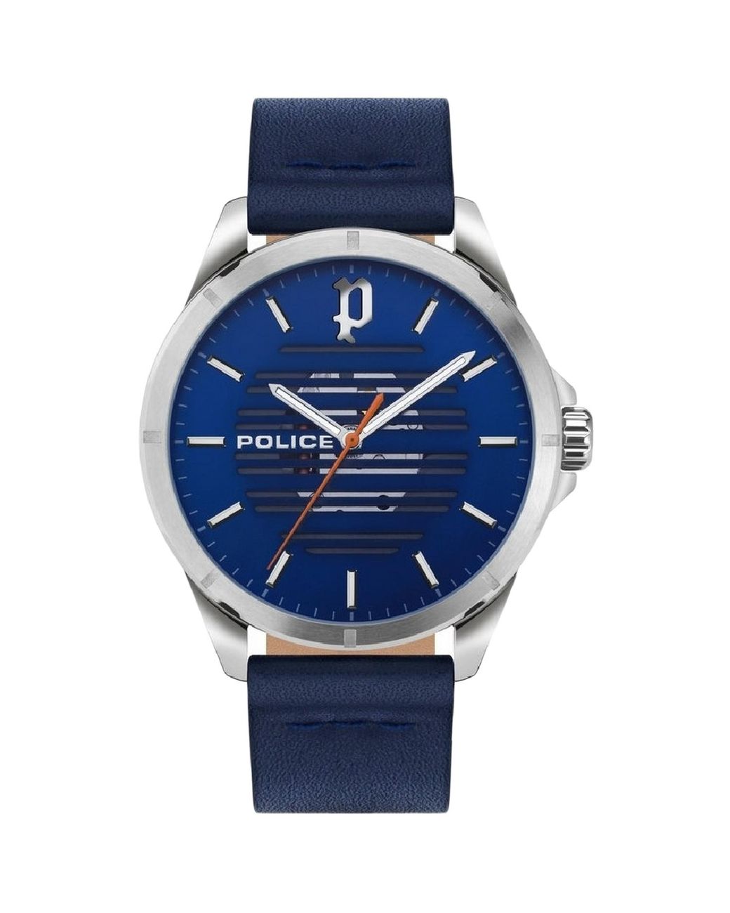 Police Blue Watch Quartz Stainless Steel for men