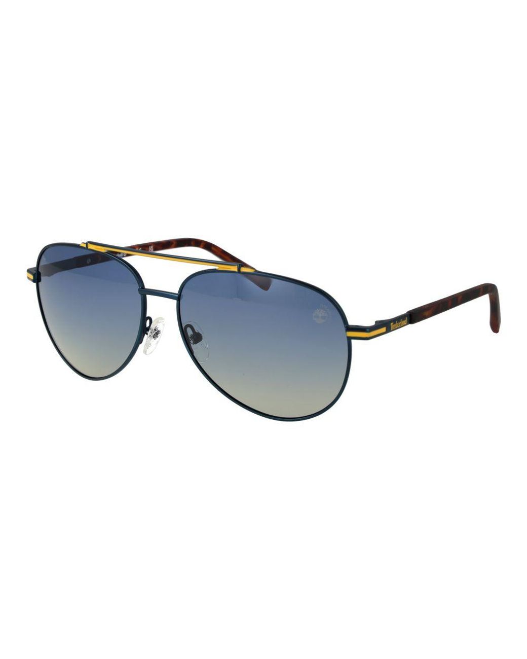 Timberland Blue Metal Sunglasses for men