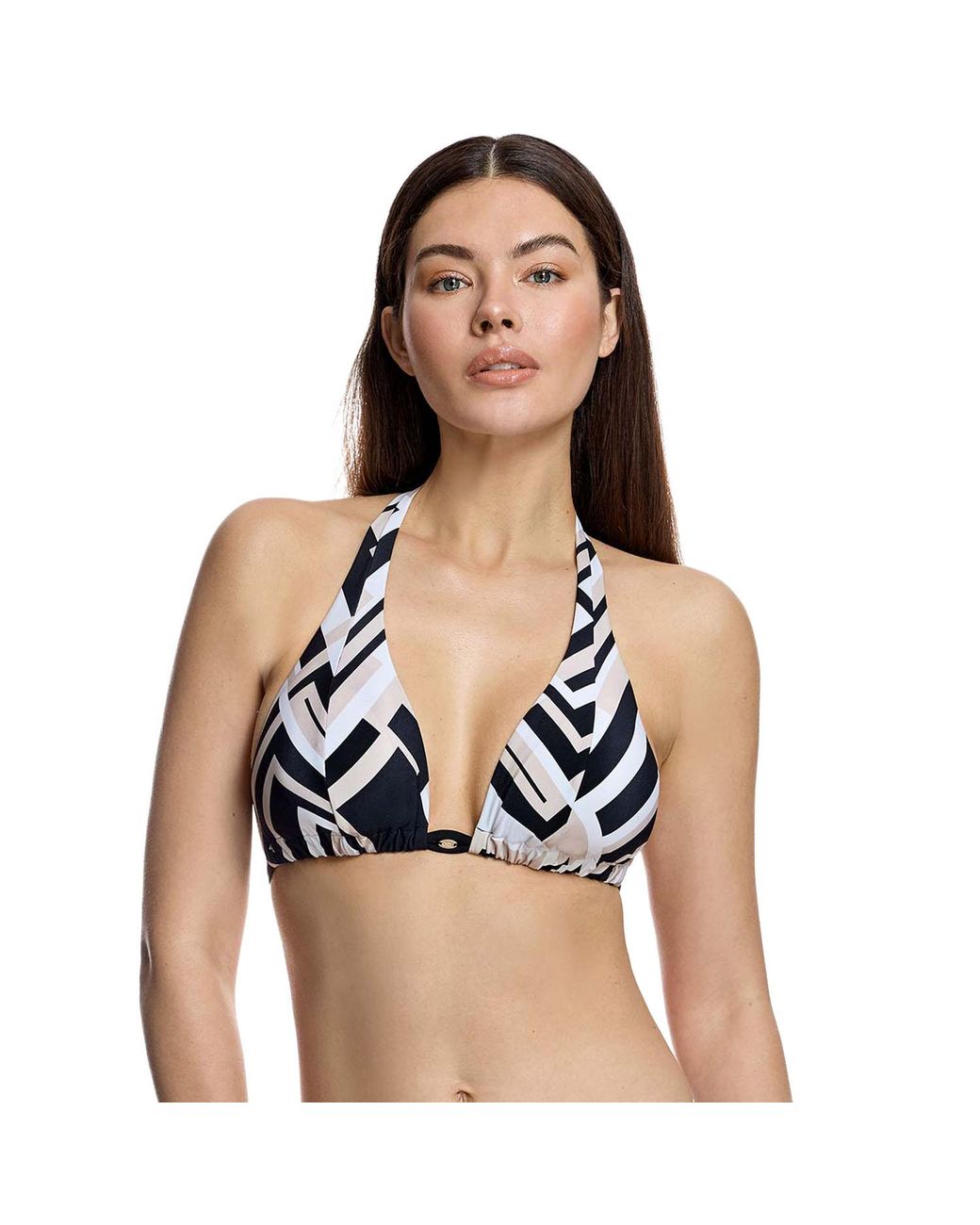 Ory Black Bikini Top With Adjustable Triangle Cup W262009
