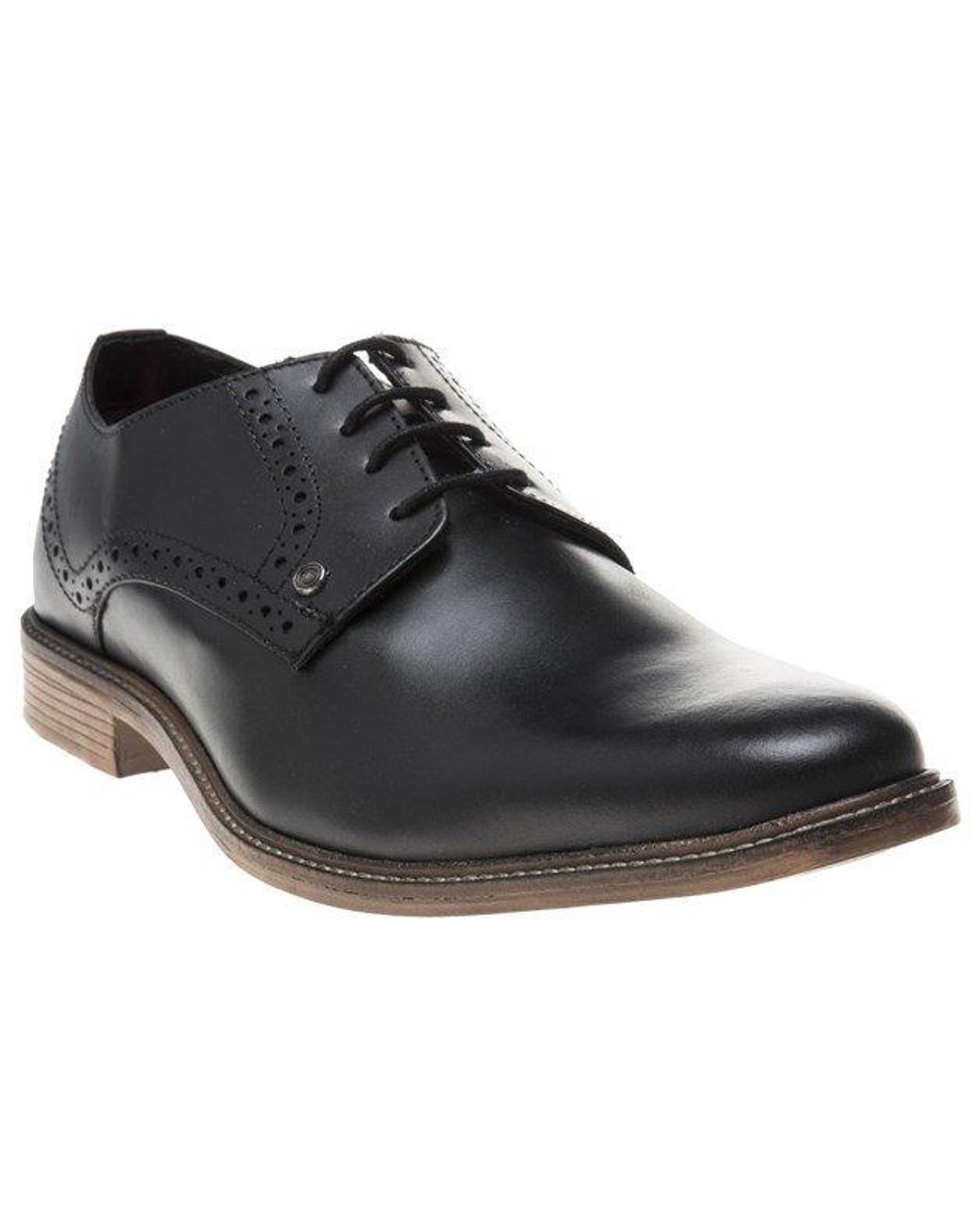 Lambretta Black Harvey Derby Shoes for men