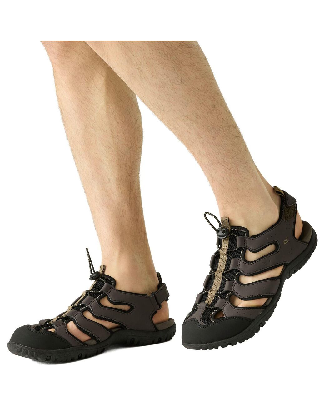 Regatta Black Westshore Iv Speed Lace Sandals for men
