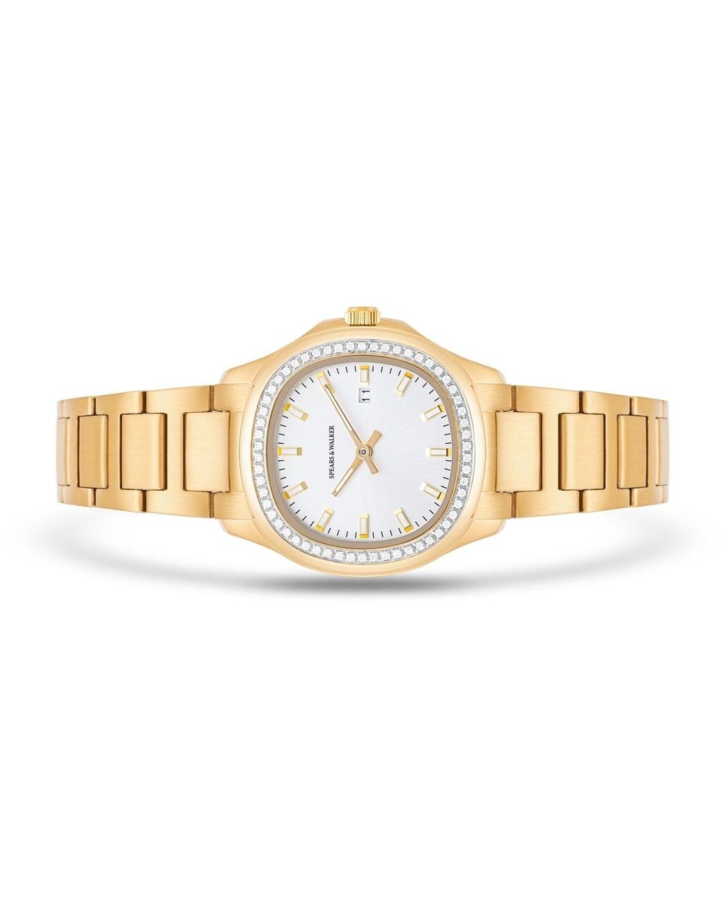 Spears & Walker Metallic Stainless Steel Watch Approx. 32.4 Mm