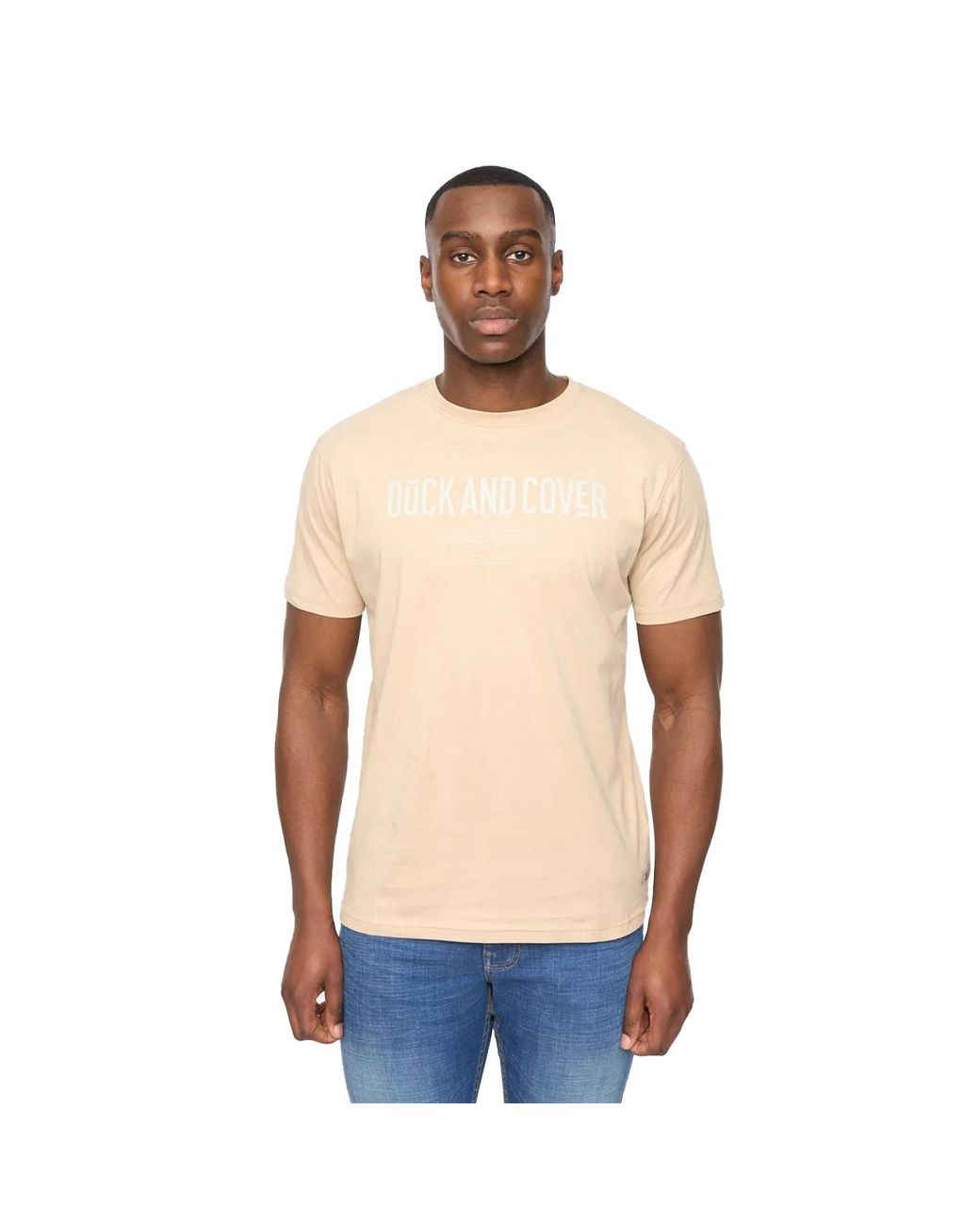 Duck and Cover Blue Pittifore T-Shirt for men