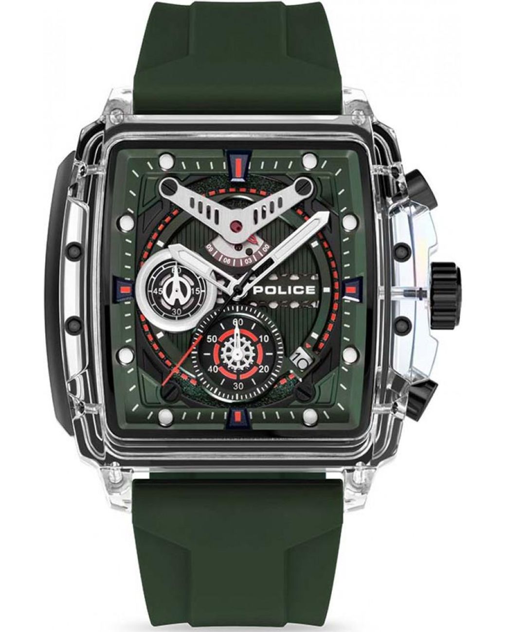 Police Black Pewgo0052404 Clout Watch for men