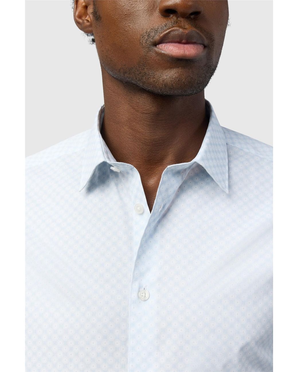 Ted Baker White Long Sleeve Slim Fit Formal Shirt for men