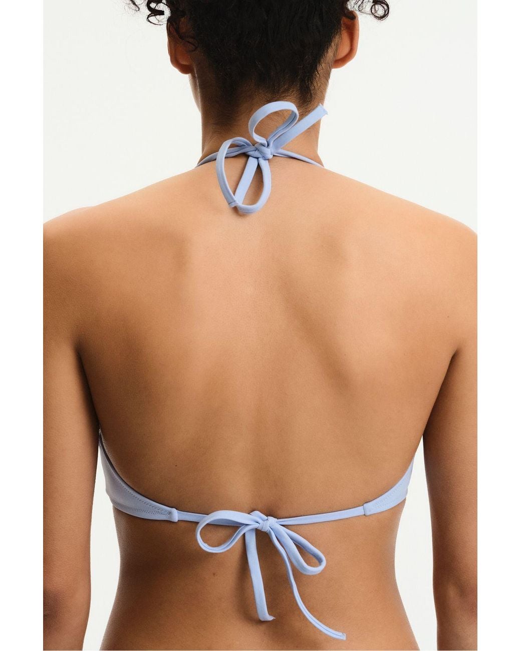 Penti Blue Reverse V Neck Bikini Top