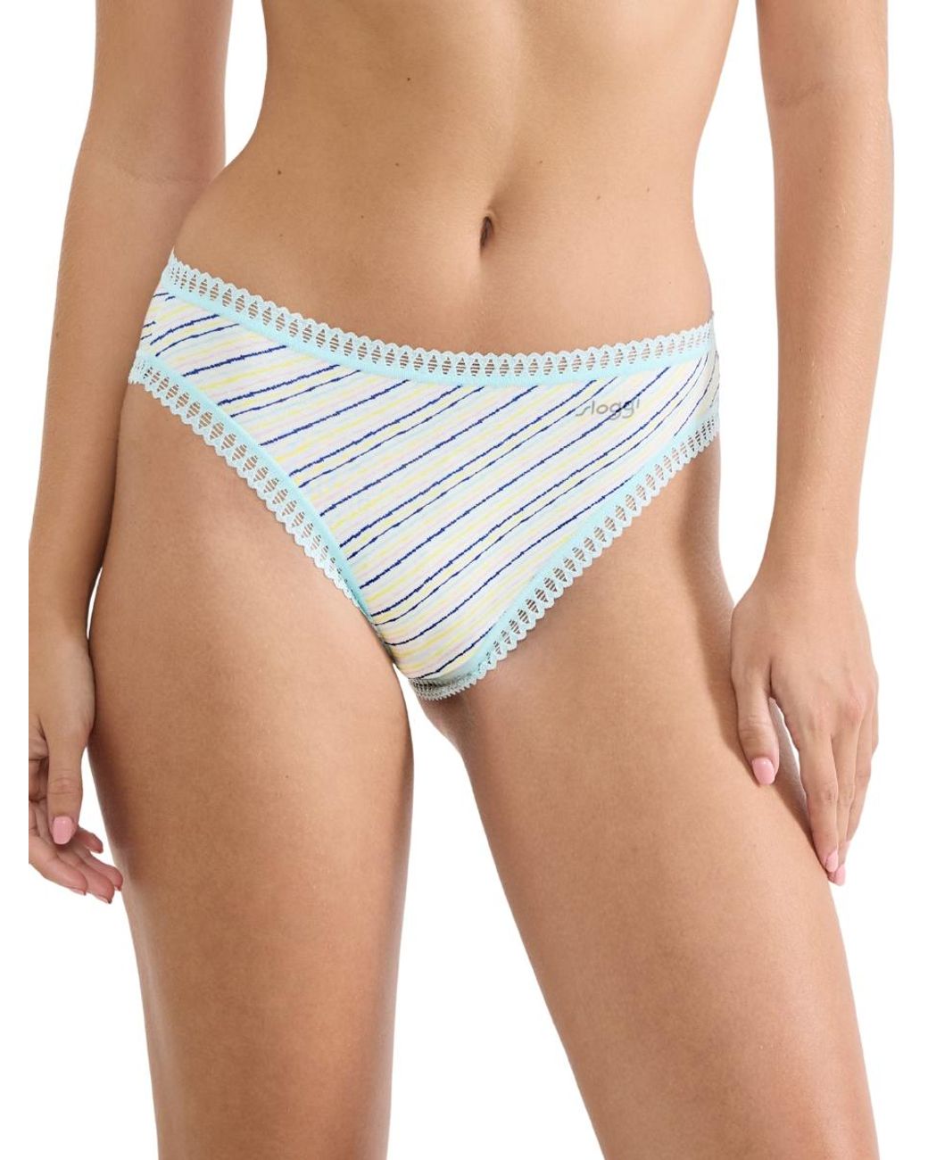 Sloggi Blue Go Crush High Leg Briefs (3 Pack)