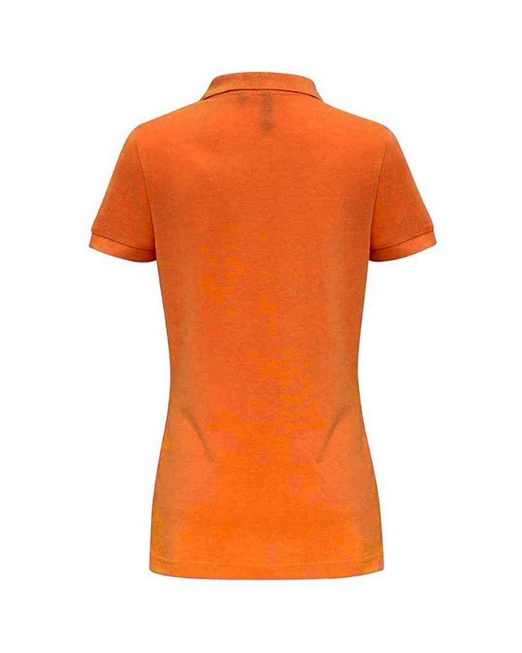 Asquith & Fox Orange Ladies Plain Short Sleeve Polo Shirt