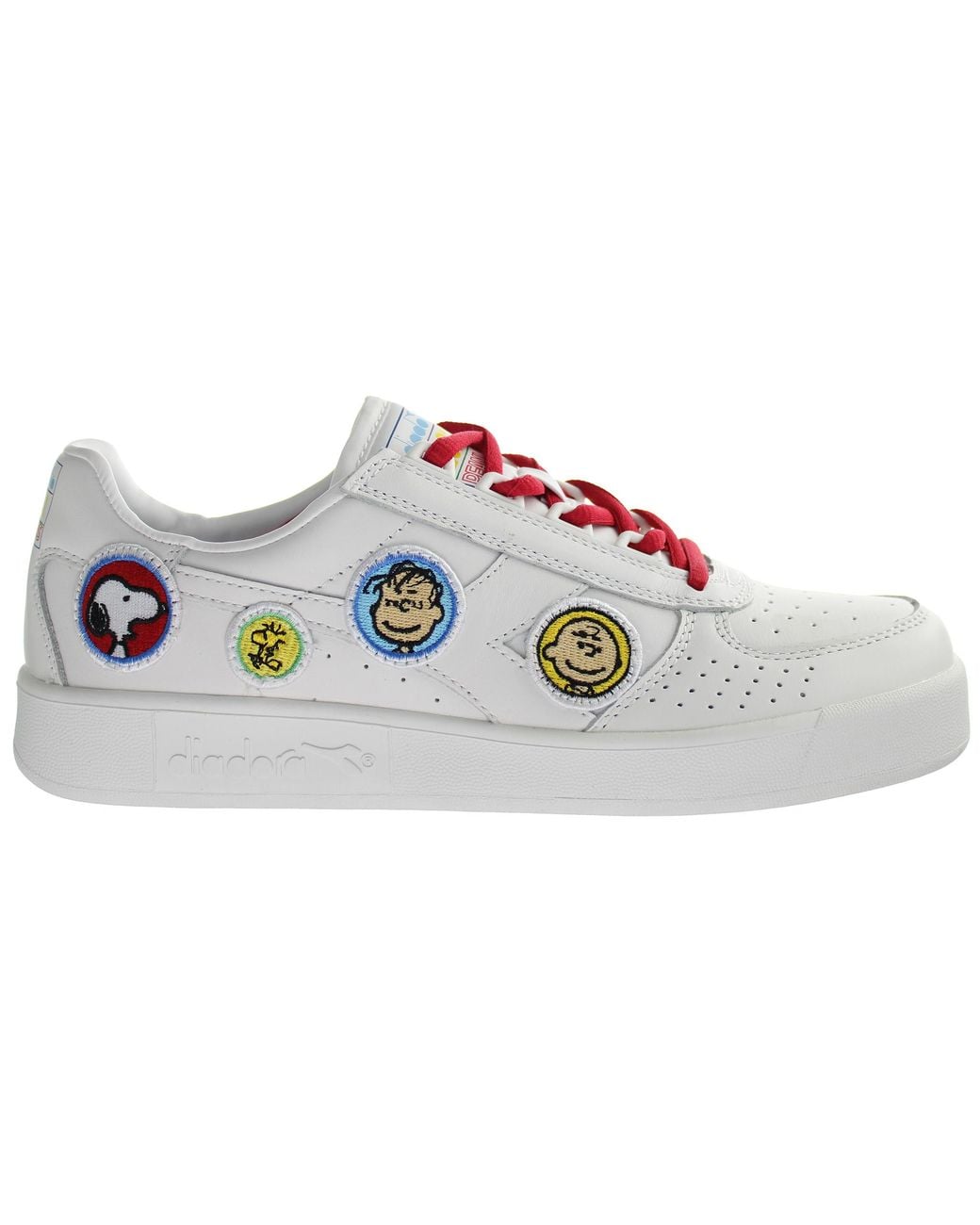 Diadora Gray B.Elite Peanuts Trainers Leather for men