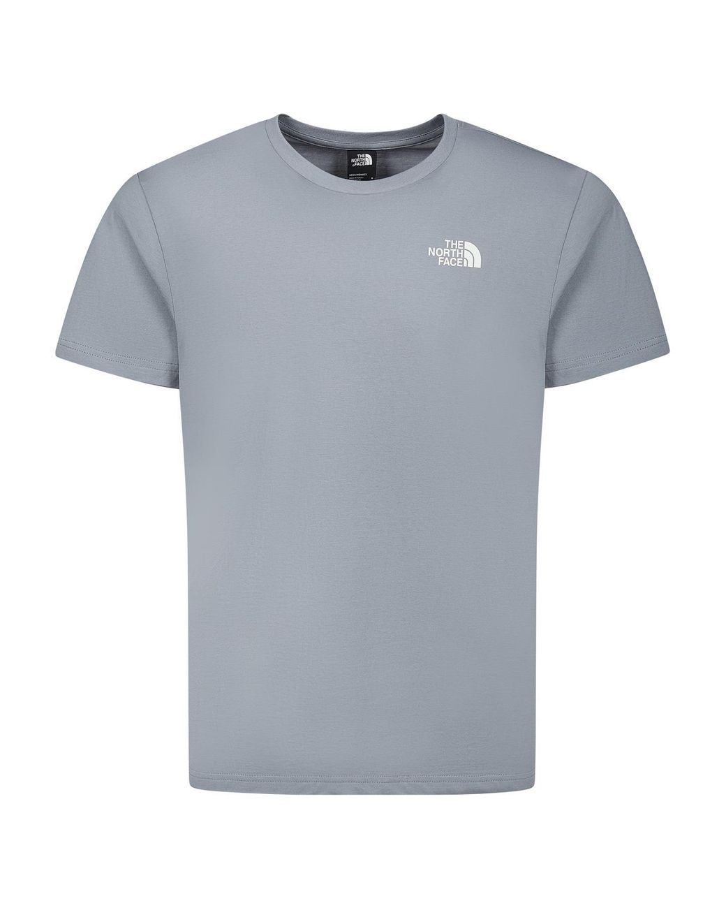 The North Face Blue Globe Grid T-Shirt Cotton for men