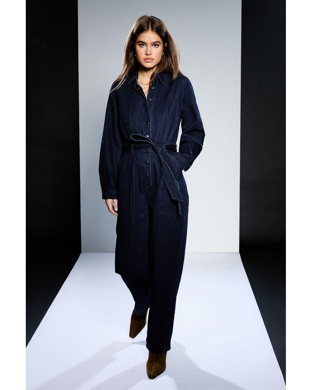 Runway Black 1.8.1.8 Garment Wash Jumpsuit