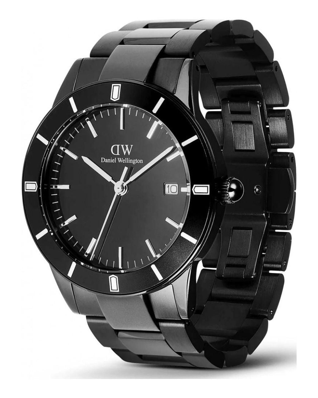 Daniel Wellington Black Dw00100821 Iconic Marlon Rose 32Mm Watch for men