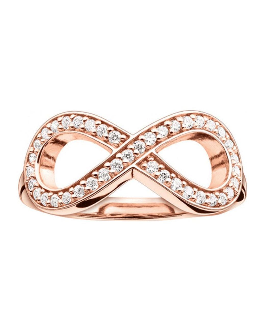 Thomas Sabo Pink Tr2014-416-14-44 Ladies Ring