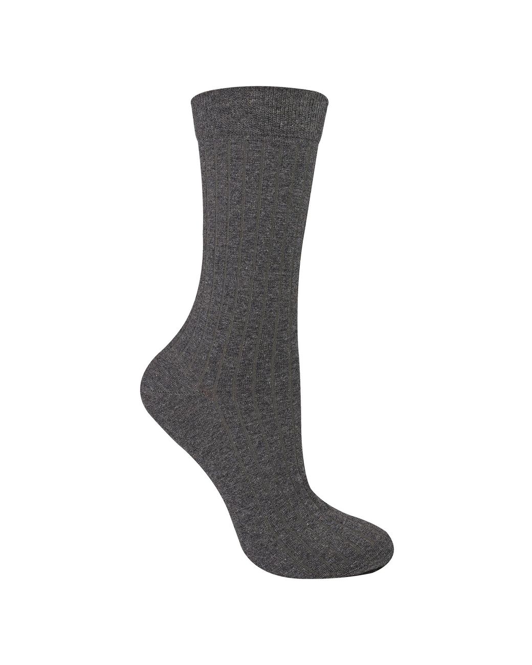 Steve Madden Gray Ladies Organic Cotton Camel Wool Socks