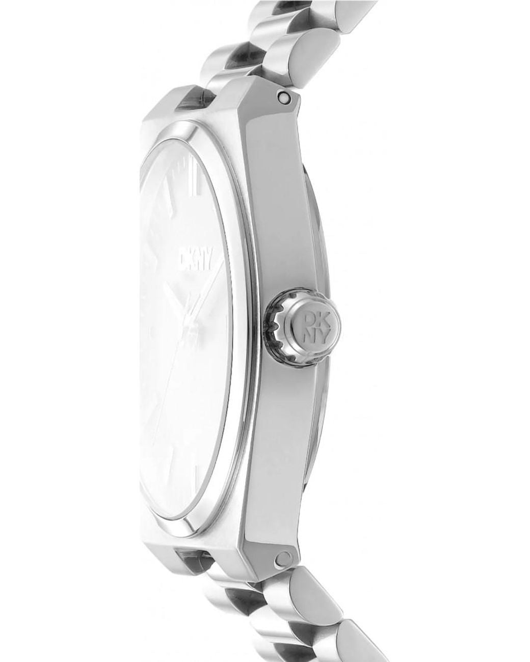 DKNY Gray Date Dial Stainless Steel Bracelet Watch for men