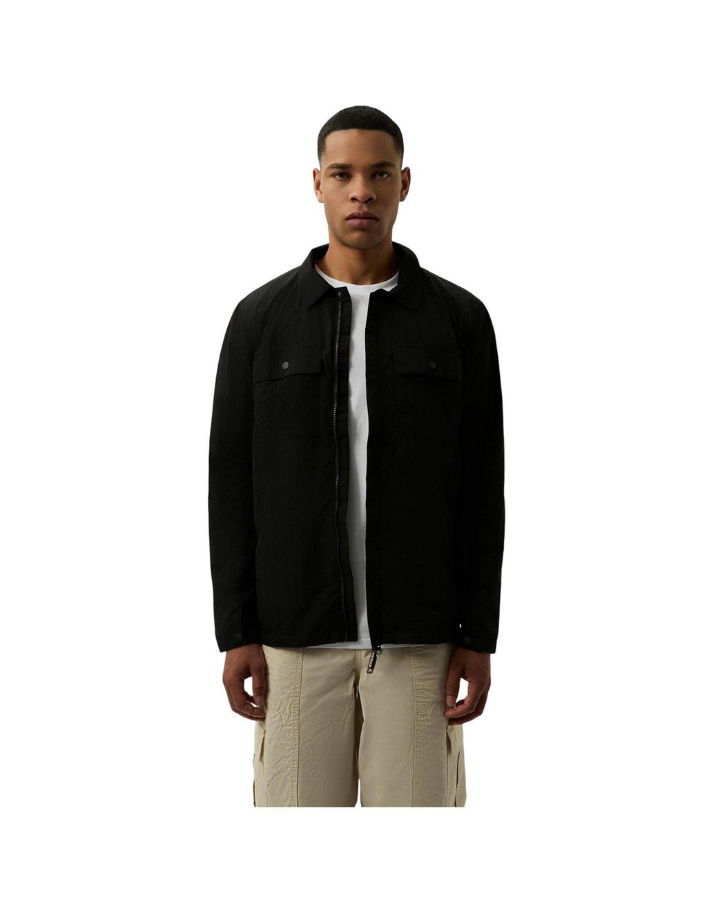 Patrick Jackson Overshirt in het Black voor heren